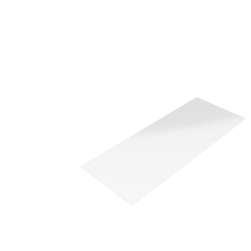 Découpe de Plexiglas Transparent 3mm | 445x1250mm