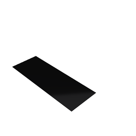 Découpe de Plexiglas Opaque Noir 3mm | 1810x575mm