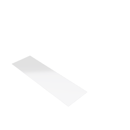 Découpe de Plexiglas Transparent 3mm | 130x50mm Découpe de Plexiglas Transparent 3mm | 130x50mm