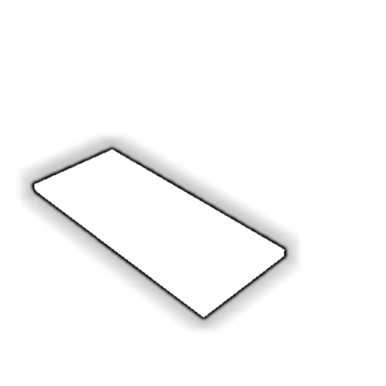 Découpe de Plexiglas Blanc Diffusant 8mm | 167x75mm Découpe de Plexiglas Blanc Diffusant 8mm | 167x75mm