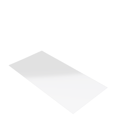 Découpe de Plexiglas Transparent 3mm | 108x50mm