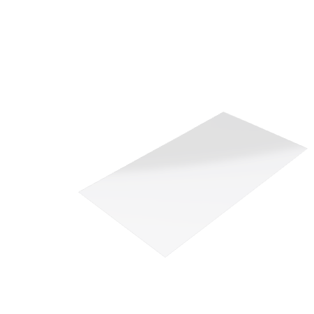 Découpe de Plexiglas Transparent 3mm | 203x400mm Découpe de Plexiglas Transparent 3mm | 203x400mm