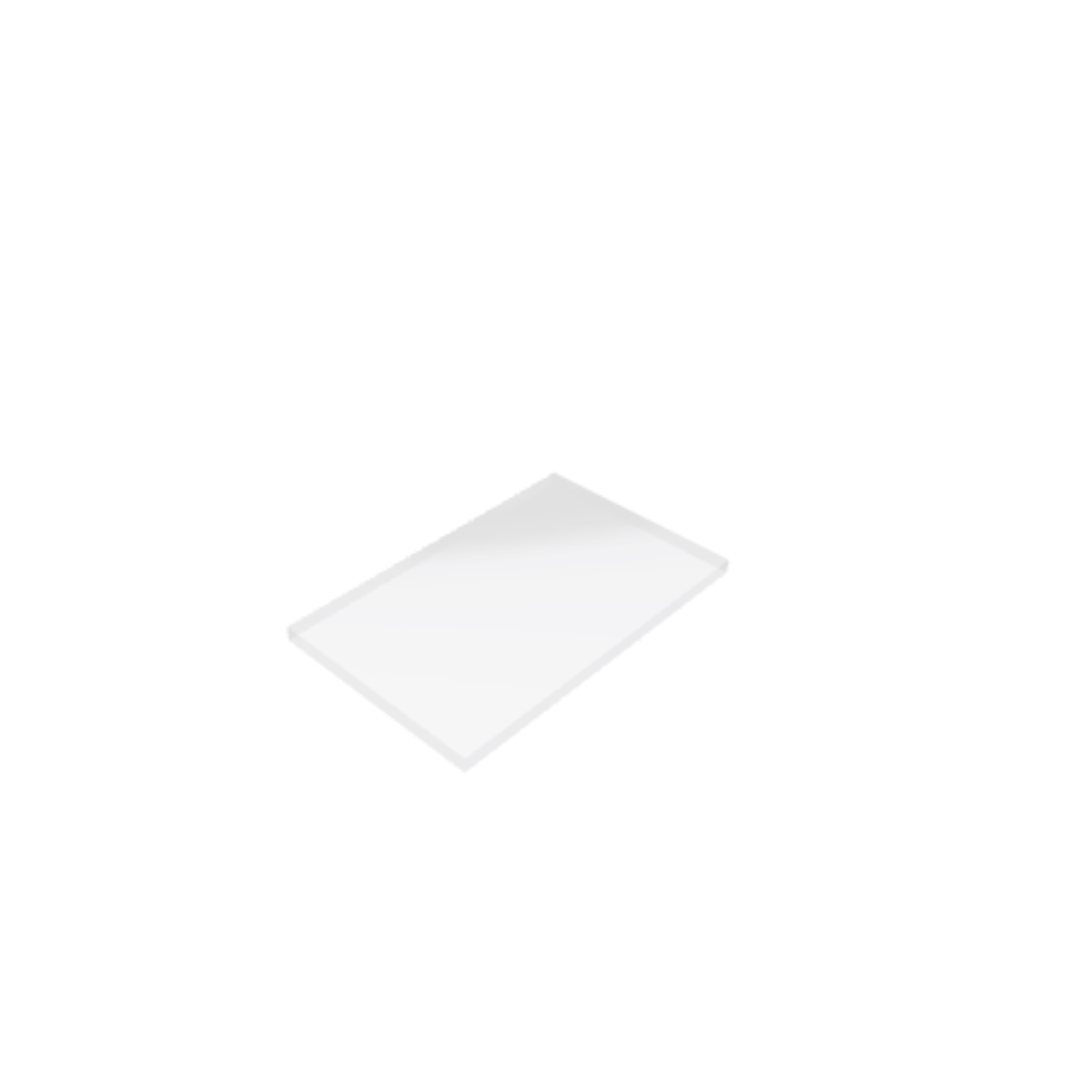 Découpe de Plexiglas Transparent 8mm | 80x54mm Découpe de Plexiglas Transparent 8mm | 80x54mm