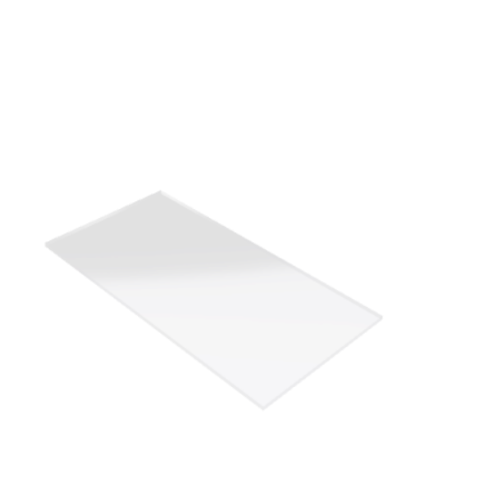 Découpe de Plexiglas Transparent 3mm | 110x48.5mm