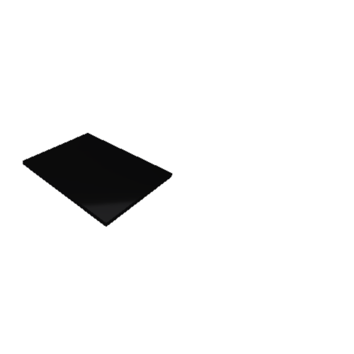 Découpe de Plexiglas Opaque Noir 10mm | 620x470mm