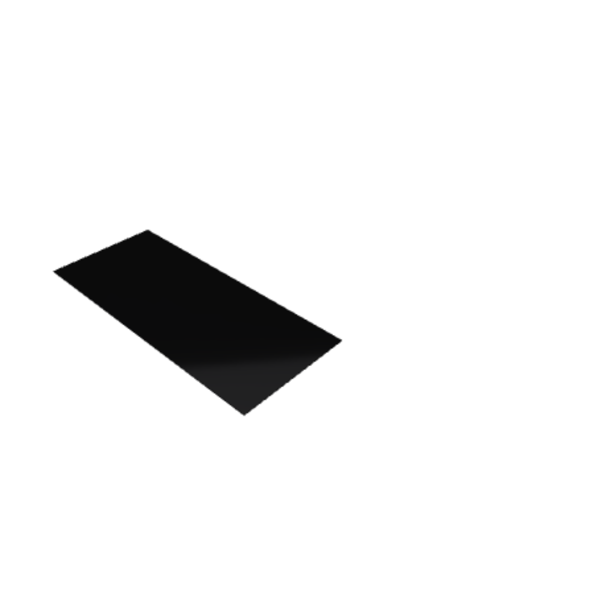 Découpe de Plexiglas Opaque Noir 3mm | 1350x600mm Découpe de Plexiglas Opaque Noir 3mm | 1350x600mm