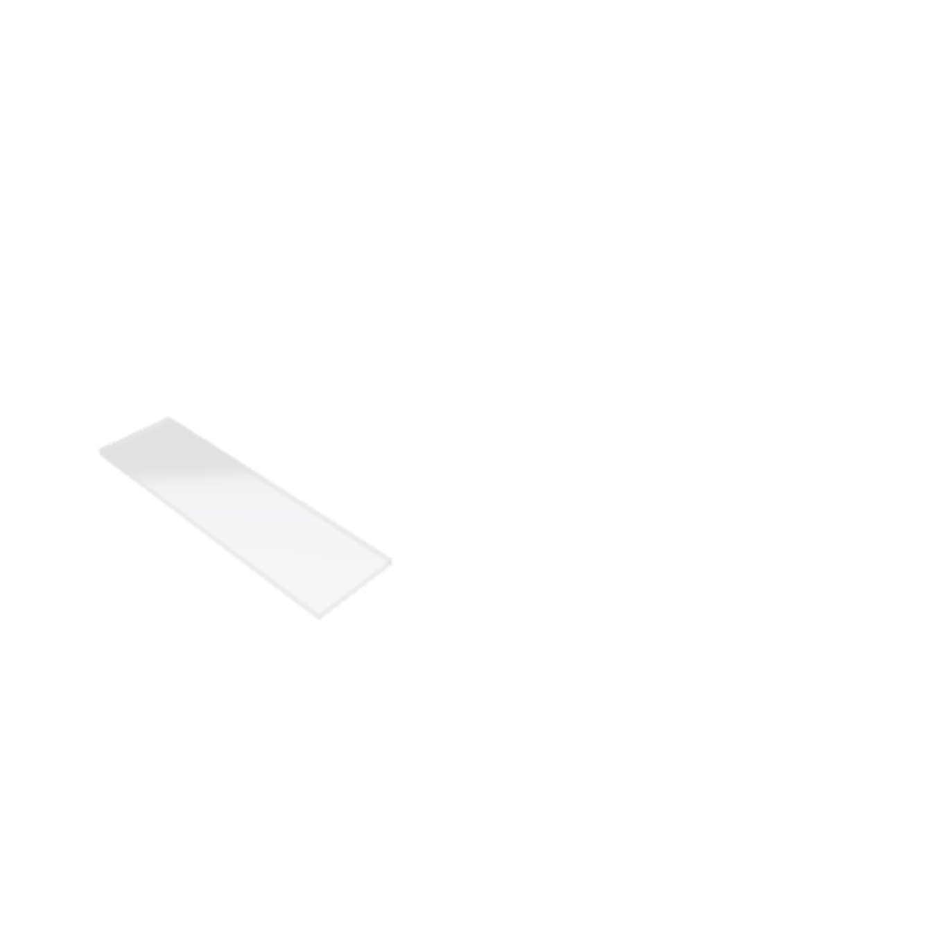 Découpe de Plexiglas Transparent 5mm | 1678x385mm Découpe de Plexiglas Transparent 5mm | 1678x385mm