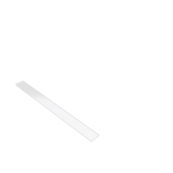 Découpe de Plexiglas Transparent 4mm | 600x40mm Découpe de Plexiglas Transparent 4mm | 600x40mm