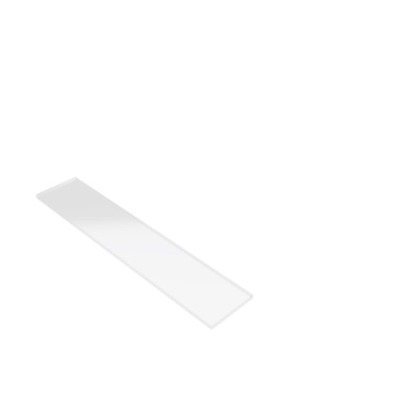 Découpe de Plexiglas Transparent 4mm | 600x100mm Découpe de Plexiglas Transparent 4mm | 600x100mm