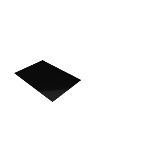 Découpe de Plexiglas Opaque Noir 3mm | 200x130mm