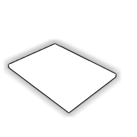 Découpe de Plexiglas Blanc Diffusant 10mm | 91x62mmT