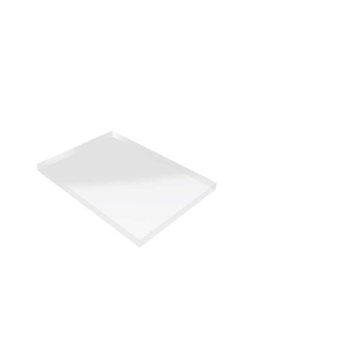 Découpe de Plexiglas Transparent 15mm | 840x540mm Découpe de Plexiglas Transparent 15mm | 840x540mm