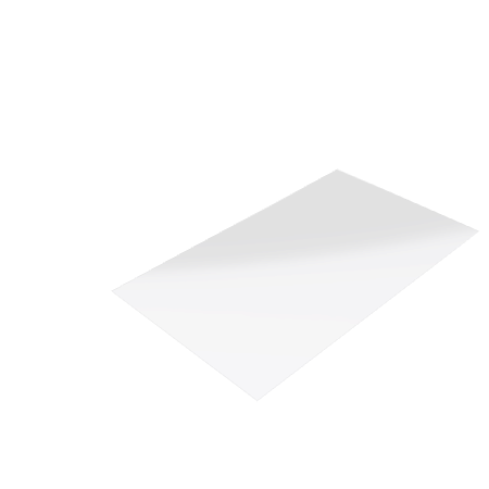 Découpe de Plexiglas Transparent 3mm | 455x817mm Découpe de Plexiglas Transparent 3mm | 455x817mm