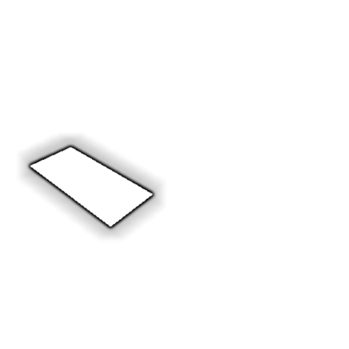 Découpe de Plexiglas Blanc Diffusant 3mm | 183x77mmT