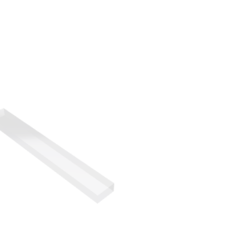 Découpe de Plexiglas Transparent 15mm | 130x130mm