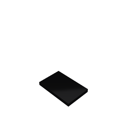 Découpe de Plexiglas Opaque Noir 10mm | 1100x280mm