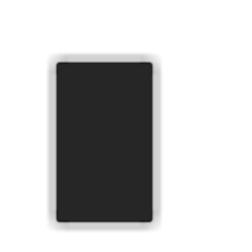 Découpe de Plexiglas Opaque Noir 3mm | 520x280mm | A