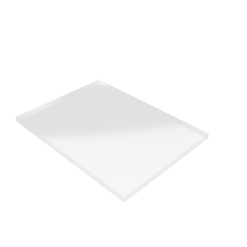 Découpe de Plexiglas Transparent 10mm | 125x85mm | A