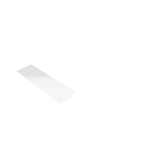Découpe de Plexiglas Transparent 3mm | 500x130mm