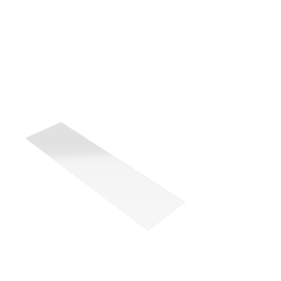 Découpe de Plexiglas Transparent 3mm | 540x120mm Découpe de Plexiglas Transparent 3mm | 540x120mm