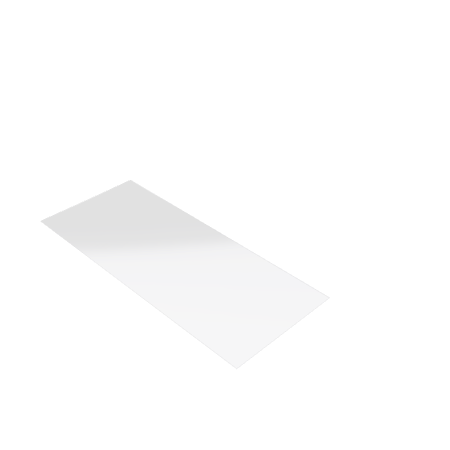 Découpe de Plexiglas Transparent 3mm | 75x28mm Découpe de Plexiglas Transparent 3mm | 75x28mm