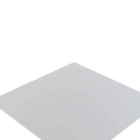 Découpe de Plexiglass Transparent Premium Dépoli(coulé) 3mm | 200x200mm | Trous Ø20mm aux 2 angles côté court - éloignement des bords 10 mm | Angles arrondis